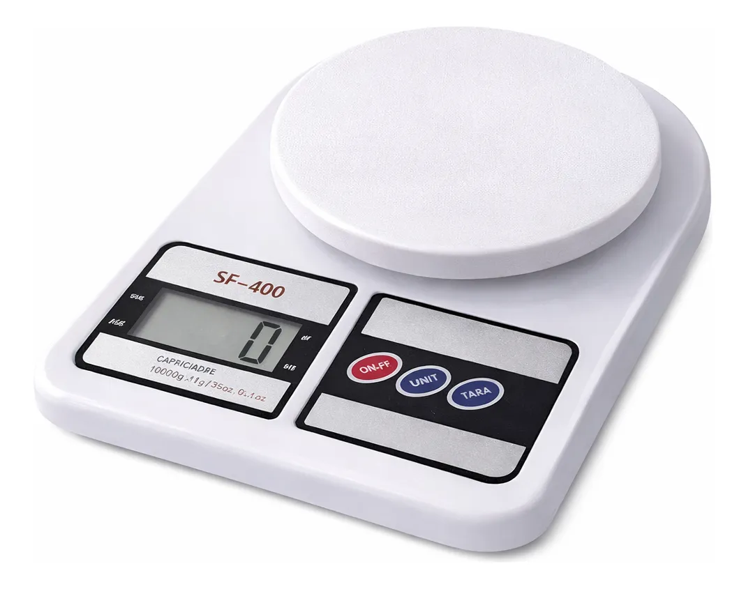 Balança Digital de Precisão 10kg Davely Cook — Cozinha Branca